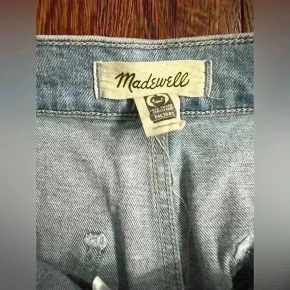 MADEWELL The Emmett Wide-Leg Crop Jean: Welt Pocket Edition in Kieran Wash - Picture 12 of 16